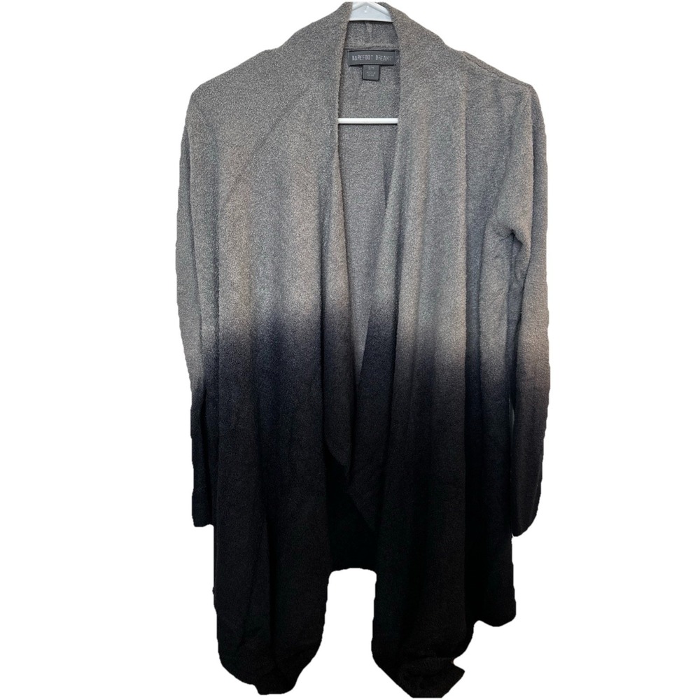 Barefoot Dreams Women's CozyChic Cardigan Sweater Ombré Calypso Sz S/M - Picture 2 of 5